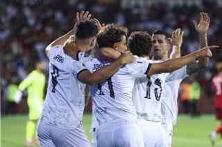 Les Portugais se congratulent KEYSTONE/EPA/JOSE SENA GOULAO